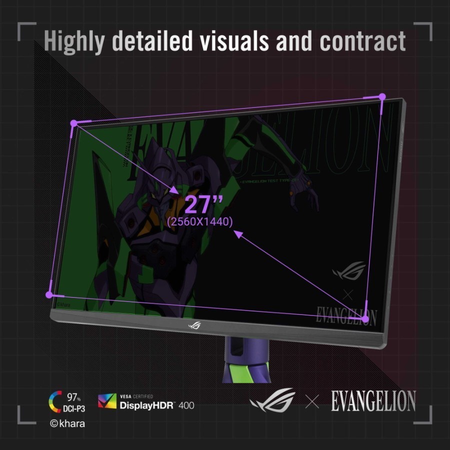 Asus ROG Strix XG27AQM-G EVA Edition 27inch 270Hz Gaming LED Monitor