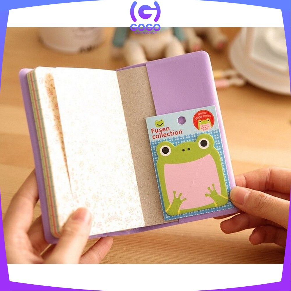 GOGO-A3 Sticky Notes Motif Binatang Tempelan Kertas Catatan Memo Note Karakter Animal Lucu Unik