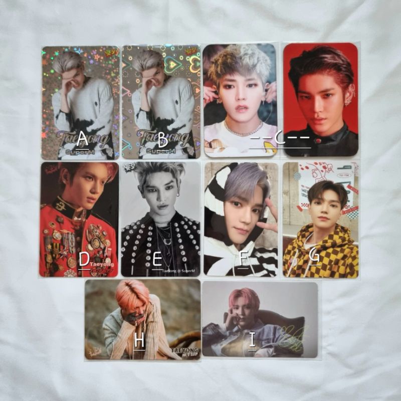 PC NCT Taeyong SG2022 Sanrio Superm Tour Natrep Denim Yescard
