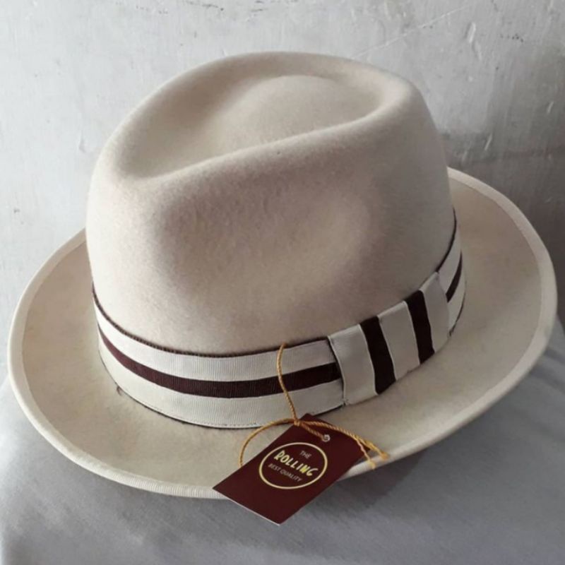Topi Laken Fedora Import Original