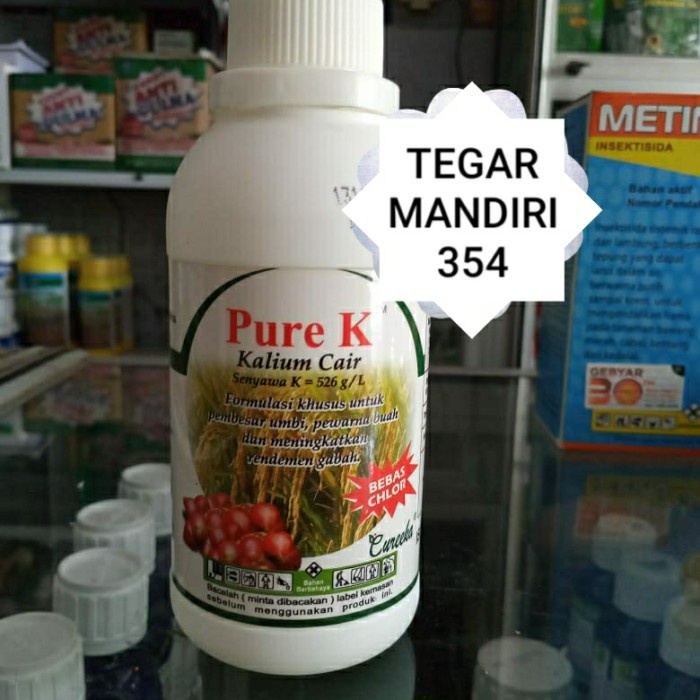 Promo pupuk buah bunga kalium cair pure k atau kcl cair pure k *q@