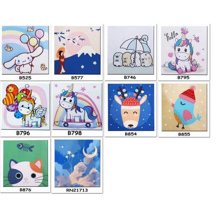 

Produk Rd Painting By Numbers 20X20 Pony Cinnamoroll Sumikko Gurasi Cute Lucu Bergaransi