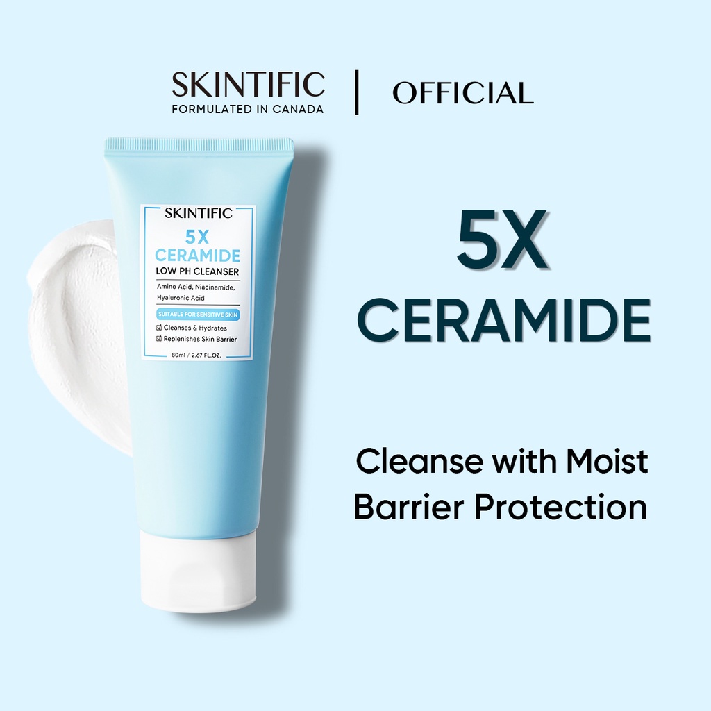 SKINTIFIC 5X Ceramide Low pH Cleanser Gentle Cleanser