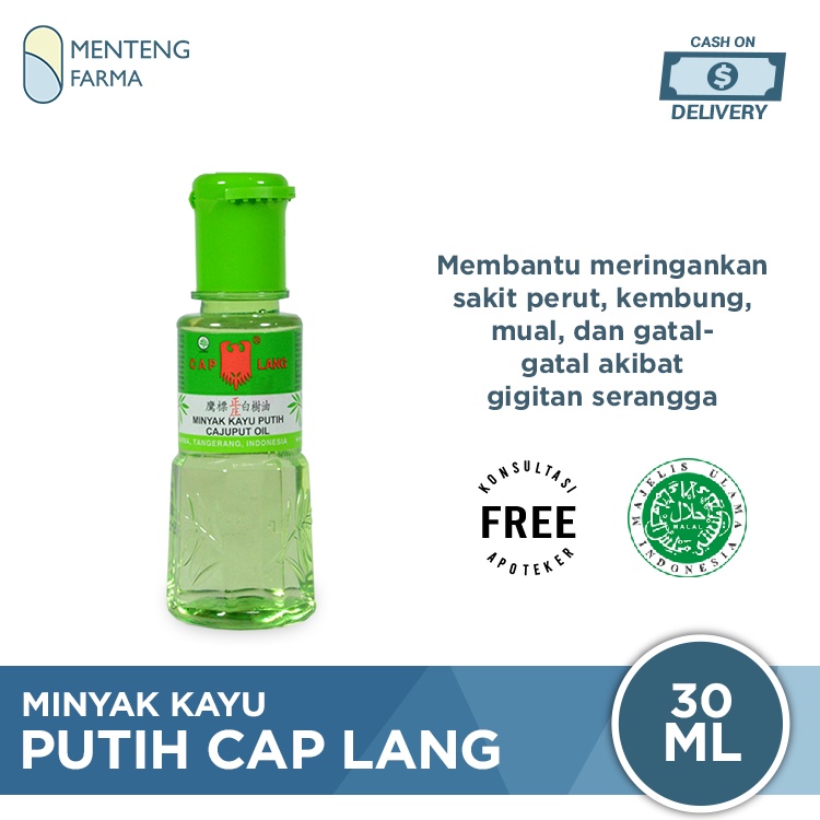 Minyak Kayu Putih Cap Lang 30 ml - Pereda Kembung dan Masuk Angin