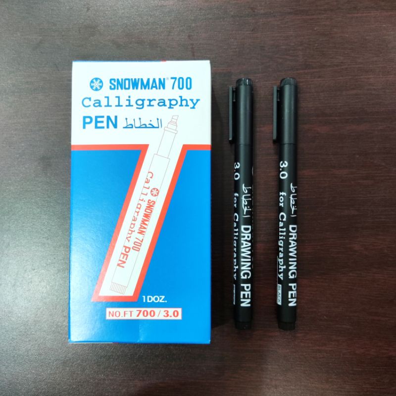 

Pulpen/ Pen/ PENA KALIGRAFI/ Calligraphy SNOWMAN FT700 - 3.0