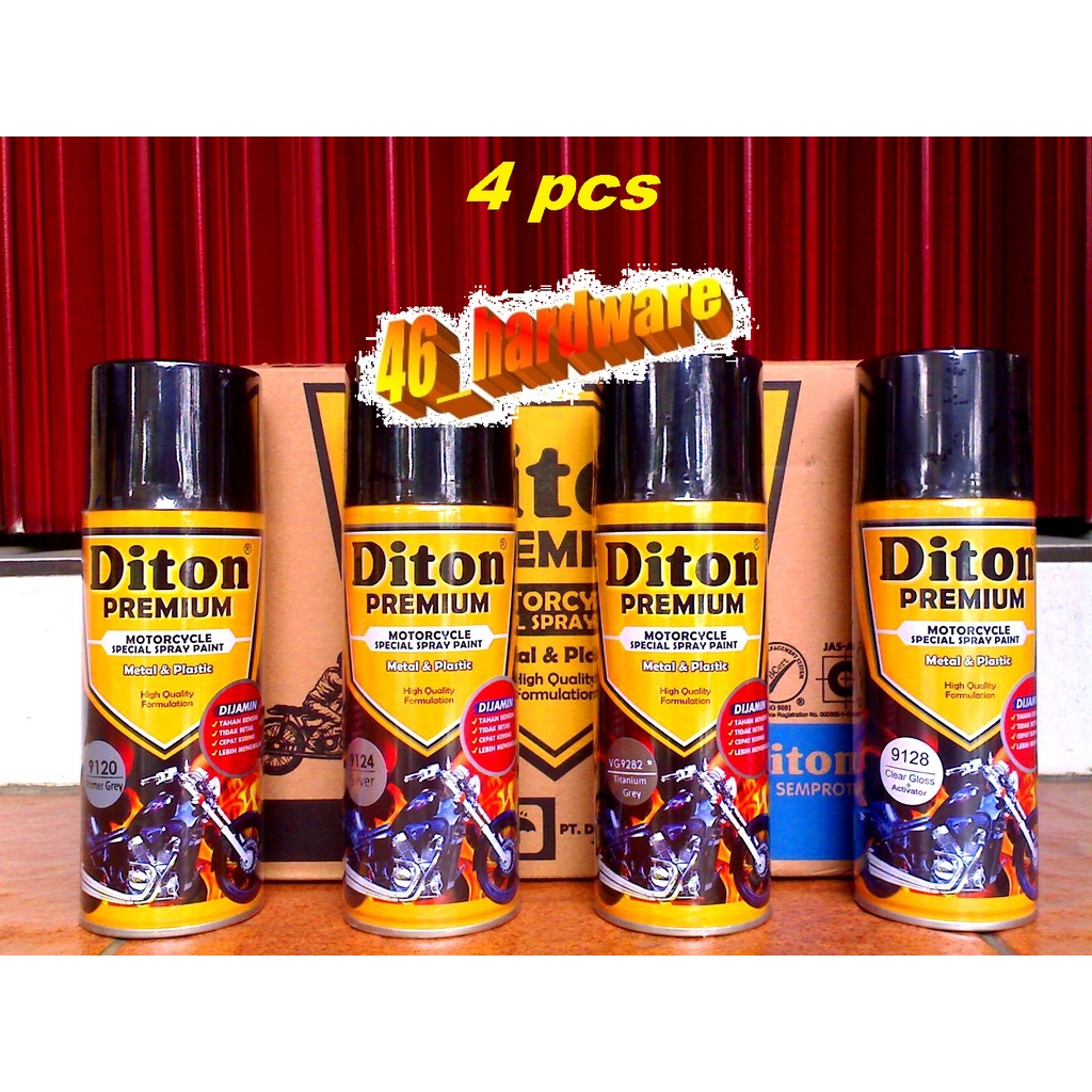 DITON PREMIUM CAT SEMPROT EPOXY TITANIUM GREY SILVER CLEAR GLOSS VELG - 46_hardware