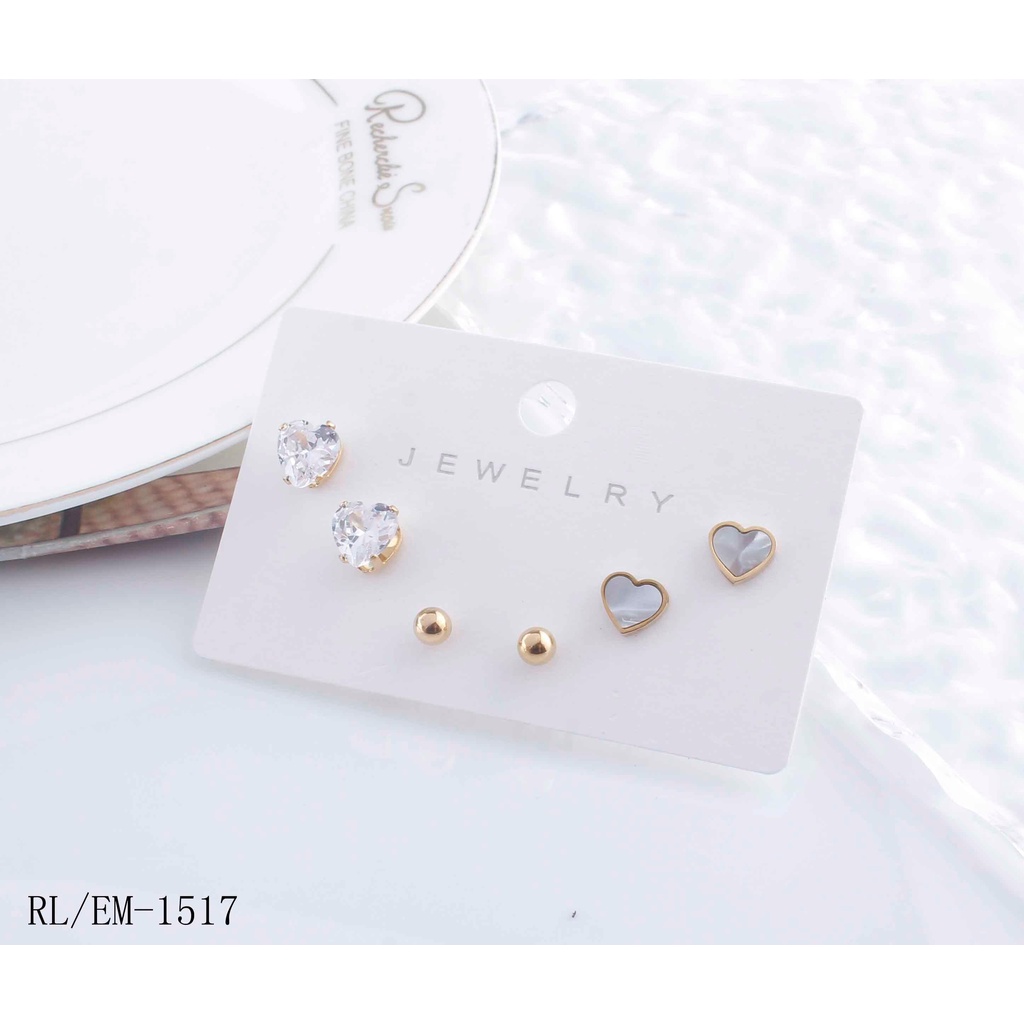 Anting Titanium Perhiasan Fashion 1088/1517/1336