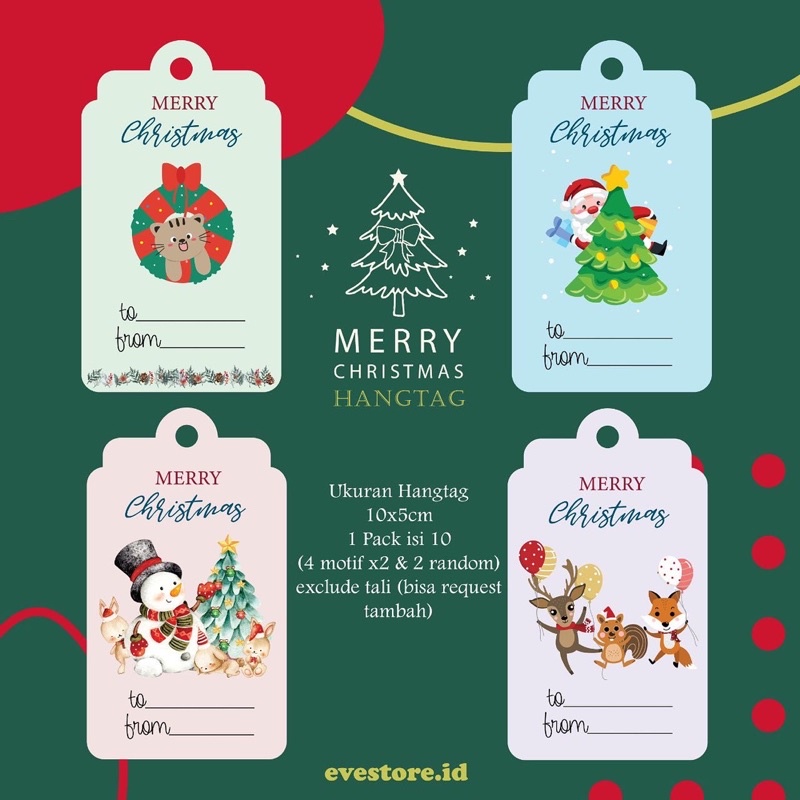 

Hangtag Chrstimas