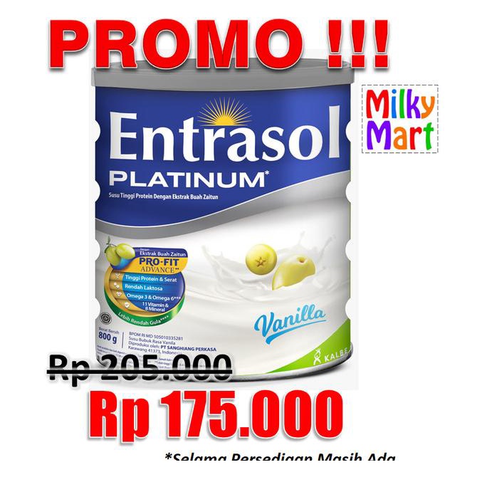 

[ COD ] Entrasol Platinum 800gr
