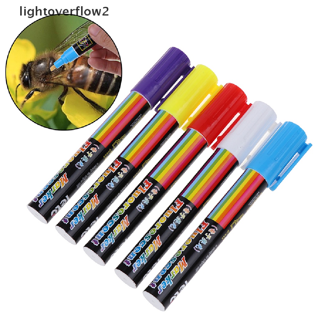 (lightoverflow2) 1pc Pena Penanda Ratu Lebah Bahan Plastik