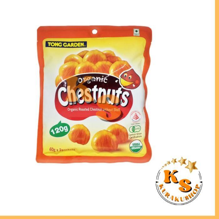 

✨New✨ TONG GARDEN ORGANIC ROASTED CHESTNUT CHESNUT WITHOUT SHELL 120 GRAM murah