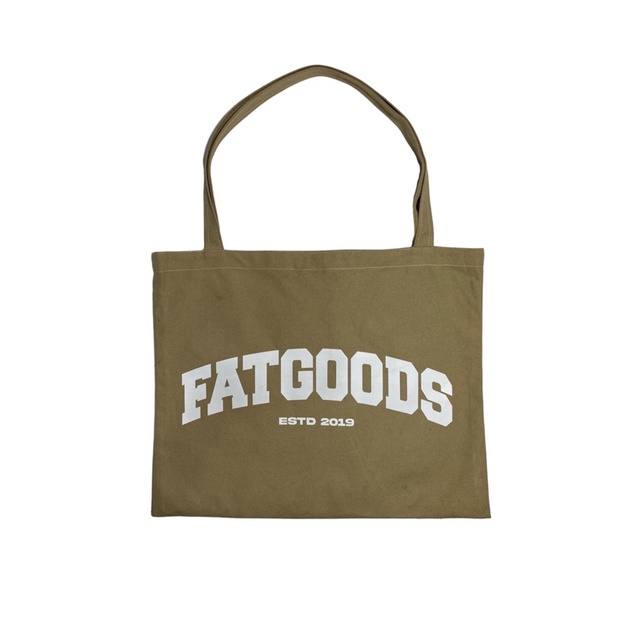 Fatgoods Tote Bag Bahan Canvas Twill