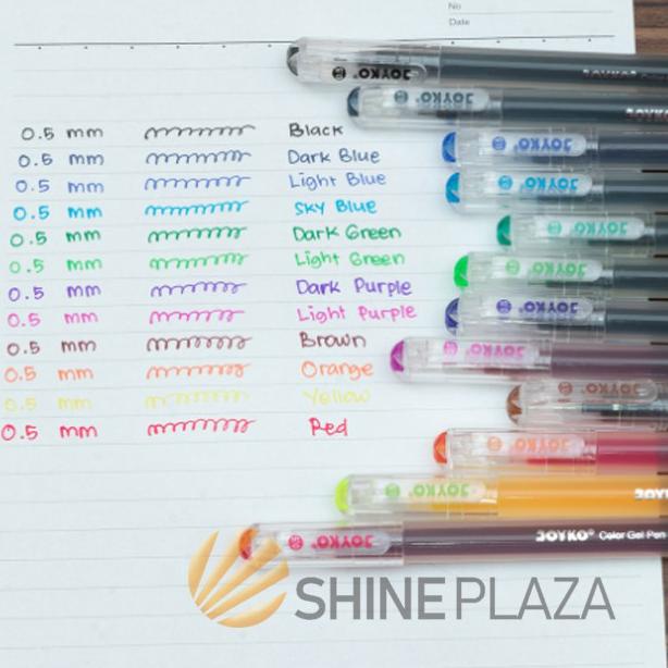 

Baru Color Gel Pen Pulpen Pena Joyko GPC-247S 12 Warna 0.5 mm