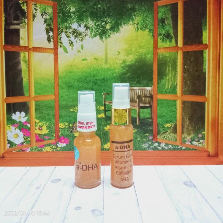 codeBb0B5--Serum a DHA Gold Anti-aging Serum adha gold Pink Hijau dus