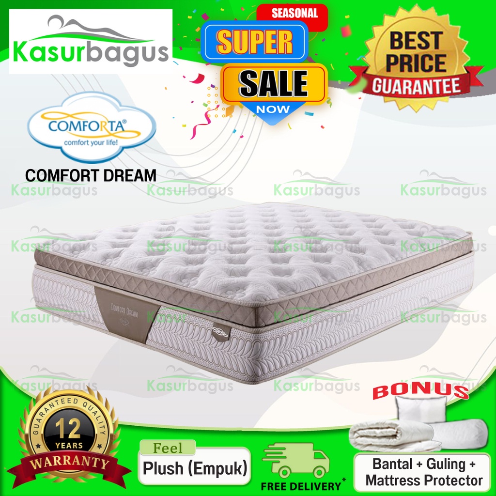 Comforta Kasur Springbed Comfort Dream - Hanya Kasur 180x200