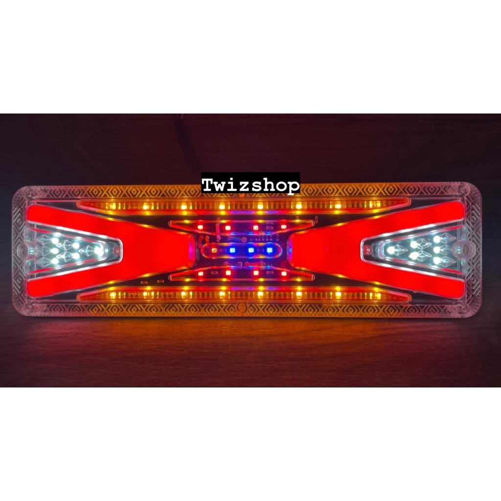 Stop Lamp 24 Volt 12 Volt Truk Model Merah / Lampu Rem Truck 12V 24V Model Merah