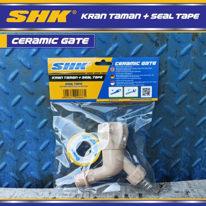 Kran, Keran Air Taman PVC SHK 1/2 &quot; (Random Color) + Bonus Sealtape