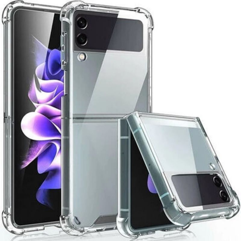 Case Samsung Galaxy Z Flip 4 Flip4 5G Casing Bening Clear PC Airbag Shockproof Transparan Hard Hardcase