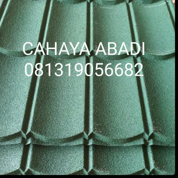GENTENG METAL PASIR HIJAU 0,3MM