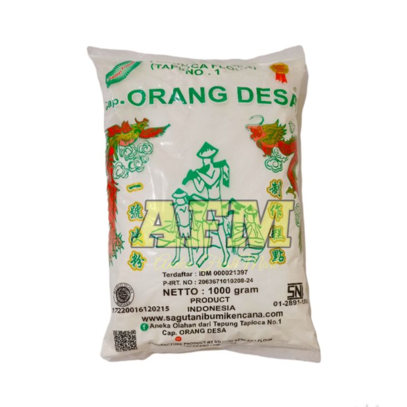 

TEPUNG TAPIOKA SAGU TANI CAP ORANG DESA 1000GR/1KG NO.1 BUMI KENCANA