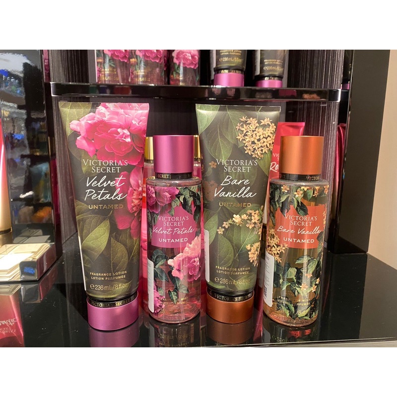 Jual Victoria Secret Bare Vanilla Untamed Body Mist 250ml Bare