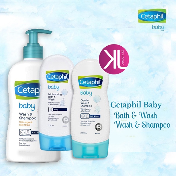 Cetaphil Baby Moisturising Bath &amp; Wash / Gentle Bath &amp; Shampoo Sabun Sampo mandi Bayi
