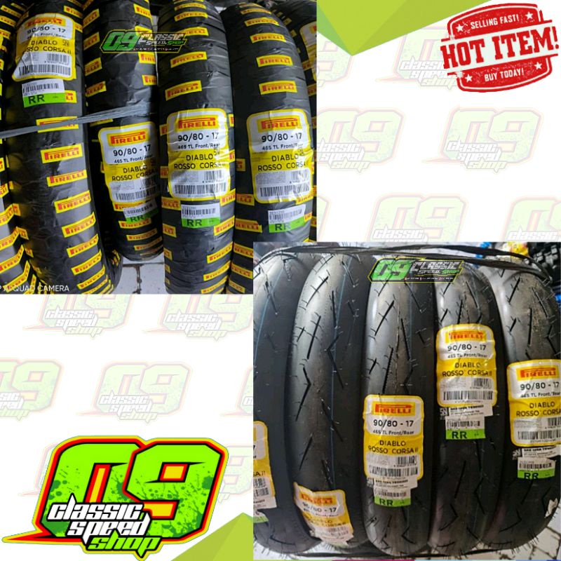 Ban Pirelli Diablo Rosso Corsa 2  R Ring 17 90/80 , 100/80 , 110/70