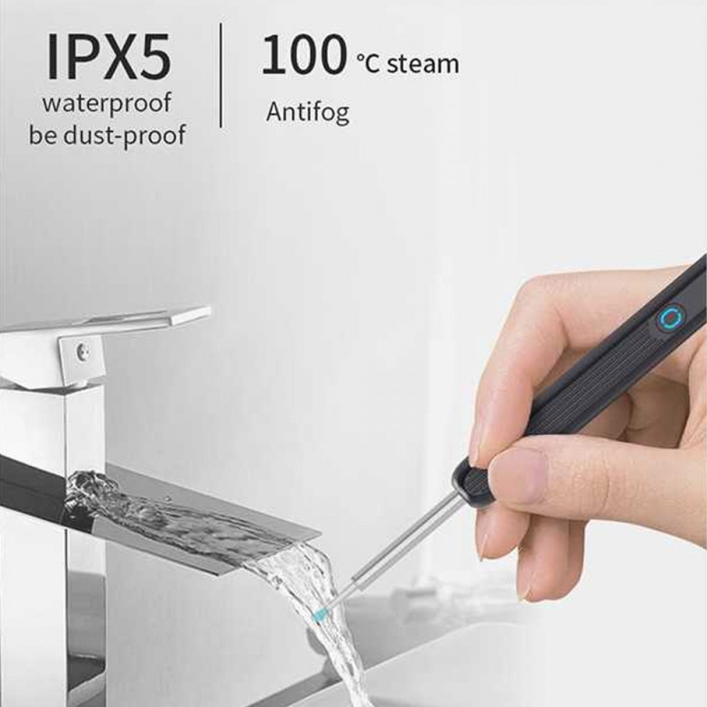 Pembersih Telinga Kamera Endoscope Korek Kuping Rechargeable Wireless