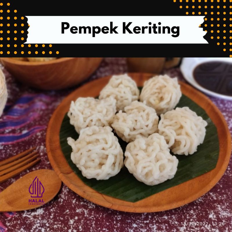 

Pempek f8 Palembang Pempek keriting gabus tenggiri