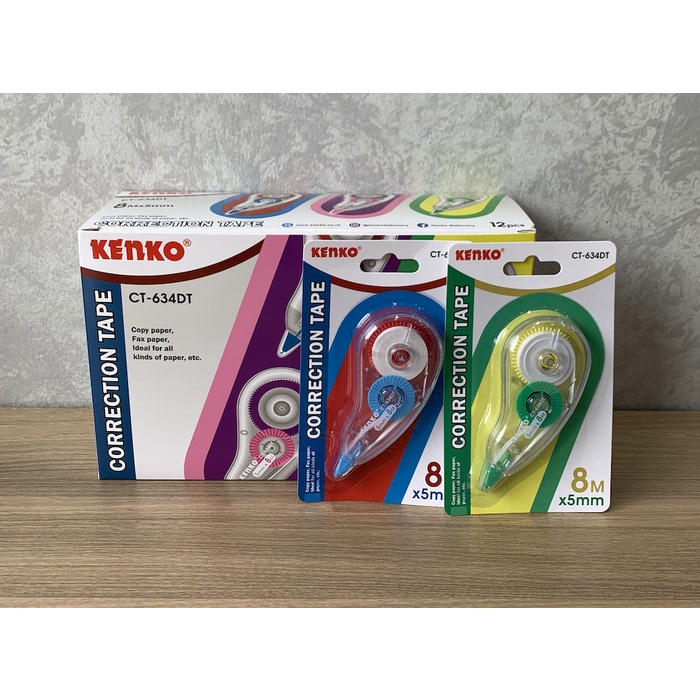 

Tip-Ex Kertas Correction Tape Kenko CT-634DT (AtkSigma)
