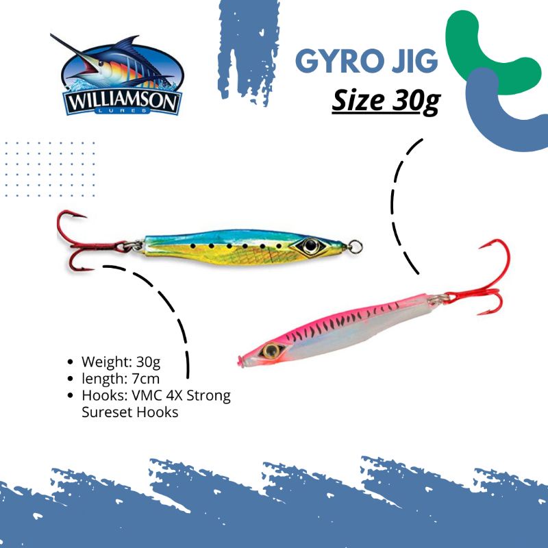 WILLIAMSON GYRO JIG 30G / METAL JIG