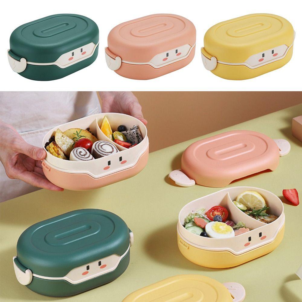 R-FLOWER Lunch Box Portable Camping Piknik Anti Bocor Wadah Makanan