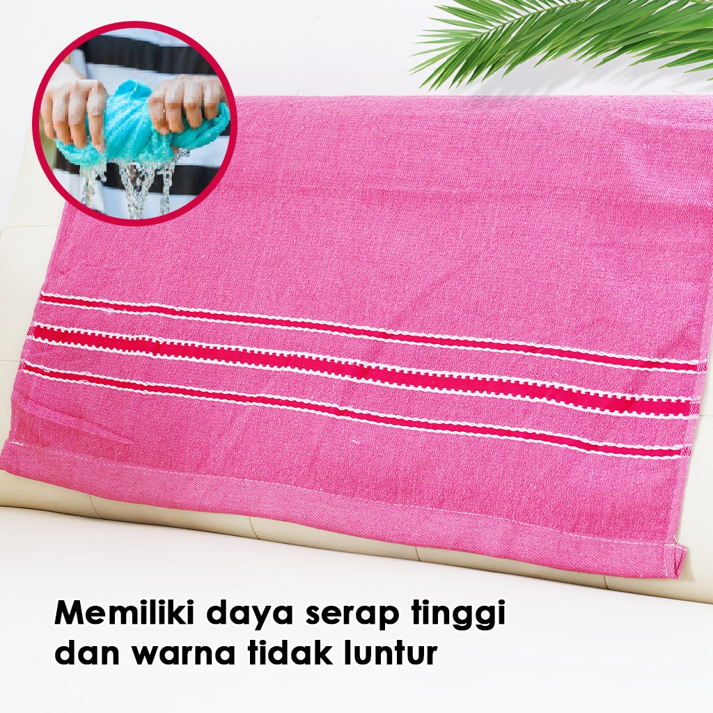 Handuk Mandi Dewasa Ukuran 140cm X 70cm Bahan 100% Polyetser Handuk Lembut Handuk Mandi H17-B
