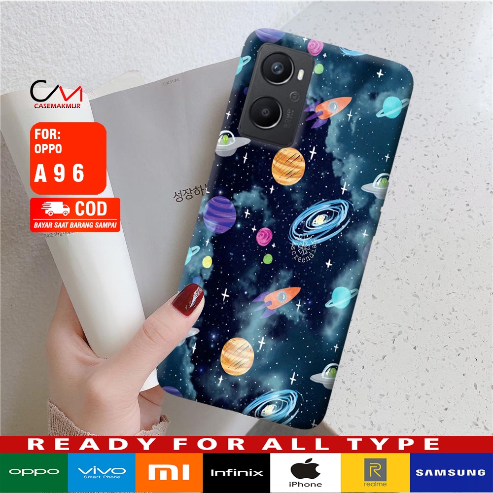 [G53] Casing Planet Oppo A96 - Case Oppo A96- Casing Hardcase 3d