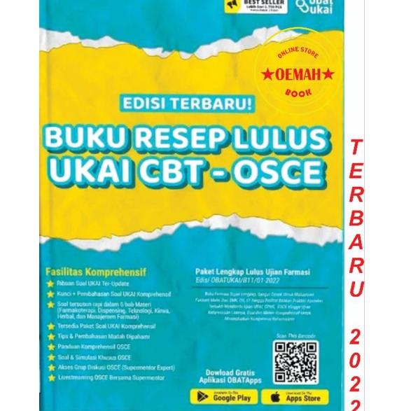 [KHR.18Oc22ᵁ] BUKU RESEP LULUS UKAI CBT - OSCE 2022 , MODUL BELAJAR OBAT  2020-2021, PAKET HEMAT BUK