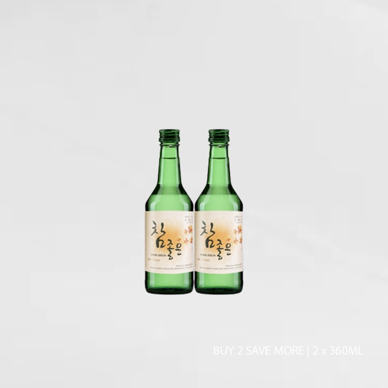 BUY 2 SAVE MORE Soju Cham Joeun Lychee 360 ml ( 2 Botol )