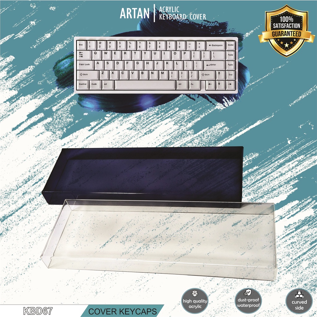 KBD67 ACRYLIC KEYCAPS COVER PELINDUNG CAPS KEYBOARD MECHANICAL