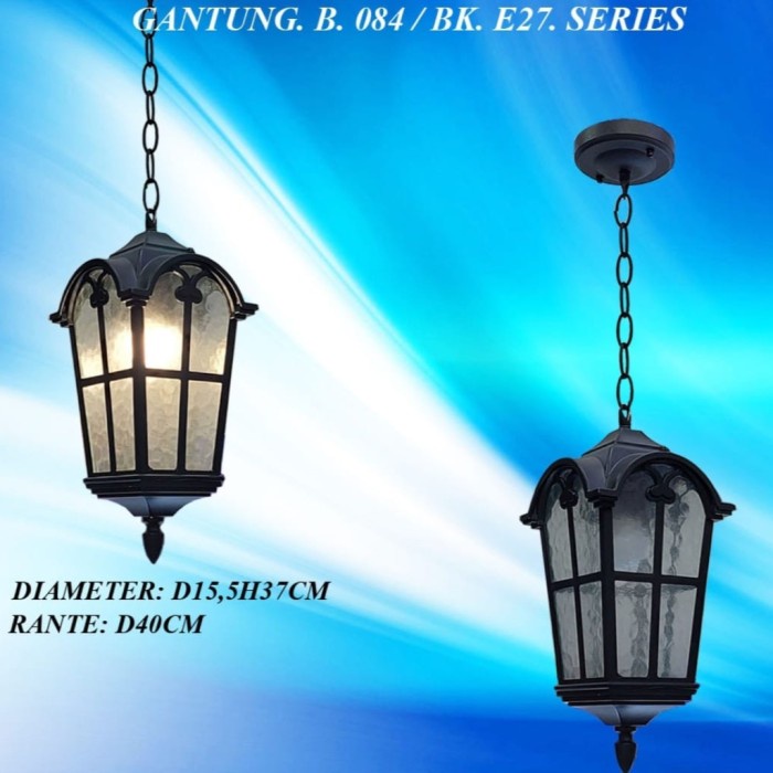 Lampu gantung classic modern lampu hias outdoor indoor 084 - 1 lampu