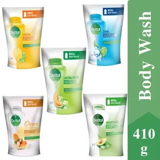 Dettol Body Wash Dettol Refill 410ml Sabun Mandi Cair ORIGINAL-BPOM