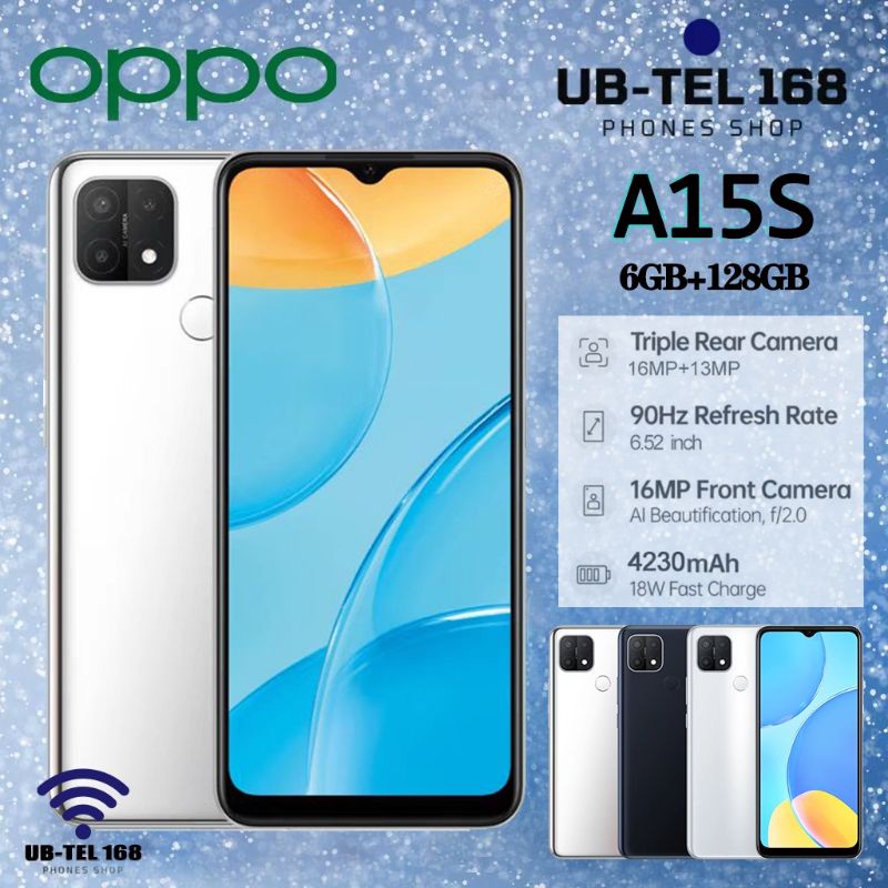 BARU  OPPO A15S  RAM 6/128 BERSEGEL & GARANSI