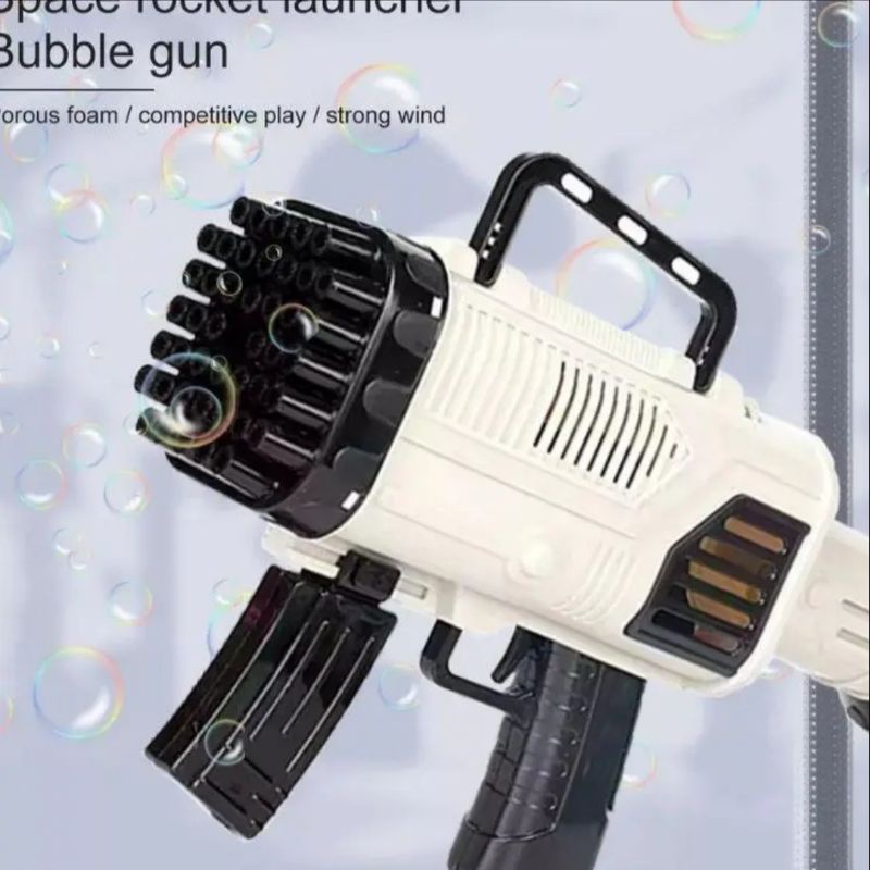 LED Bubble Gun Bazooka 69 Lubang // Pistol Gelembung 69 Lubang // Big Bubble Gun // Bubble Gun Jumbo