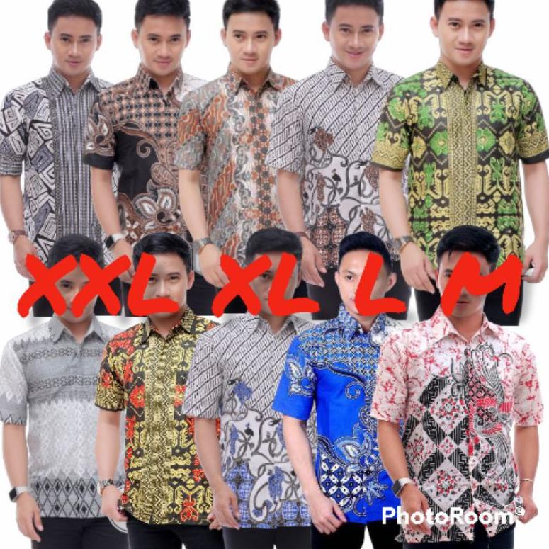 Hem batik murah Seragam Lengan Pendek Grosir [GMK.18Oc22в]