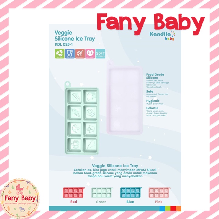 KANDILA BABY VEGGIE SILICONE ICE TRAY / KDL035-1