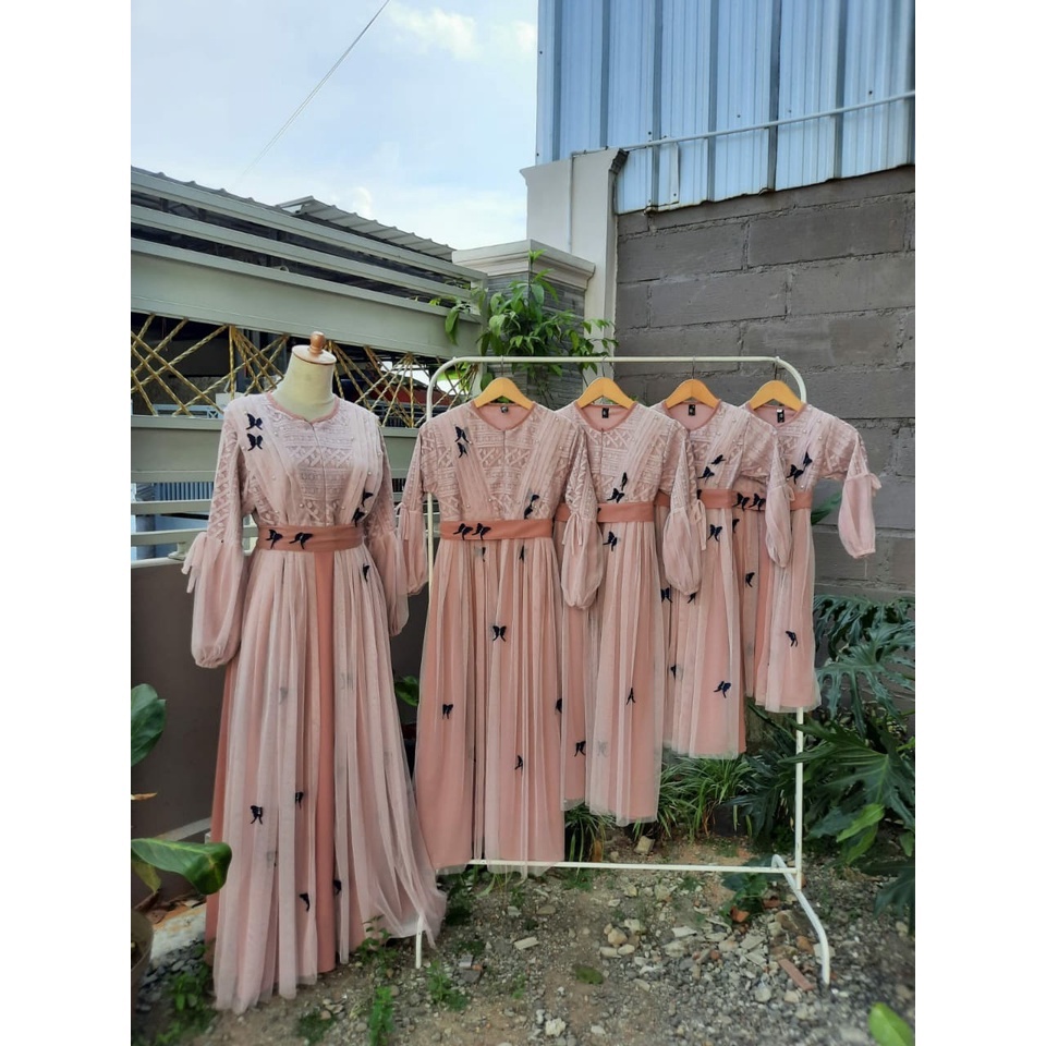 Gamis pesta TANIA DRESS EXLUSIVE CERRUTTY BROKAT //DRESS AKAD//DRESS MATTERNITY//DRESS OUTDOR//gamis