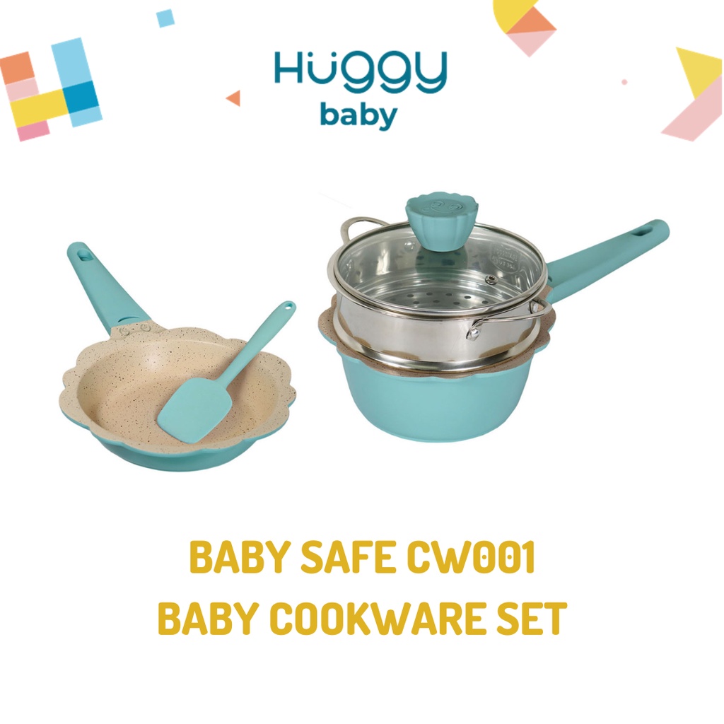 Baby Safe CW001 Cookware Set | Set Peralatan Masak Premium Wajan Panci