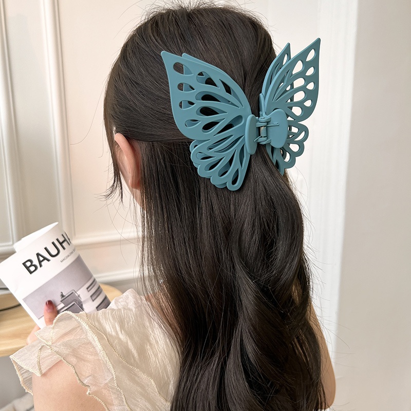 Jepit Rambut Model Butterfly Hollow Gaya Korea Untuk Wanita