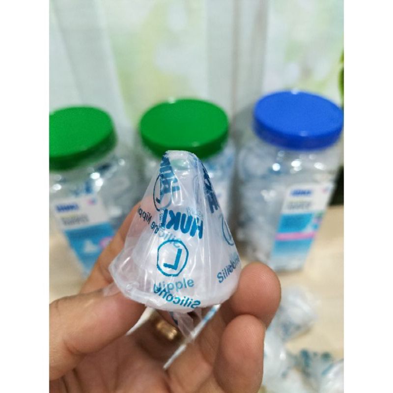 DOT Nipple Huki/nipple Reguler Untuk Semua Botol Slim Berkualitas  Size S M L /Satuan