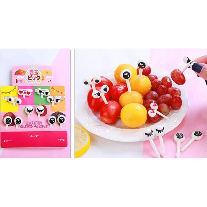 laristerus79 GARPU BUAH KARAKTER garpu bekal anak garpu kue garpu mini garpu bento garpu plastik garpu lucu garpu anak G009