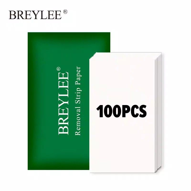Breylee 100pcs / Set Kertas Serum Penghilang Komedo Hitam BREYLEE Reffil Paper Blackhead Remover Mask Step 1