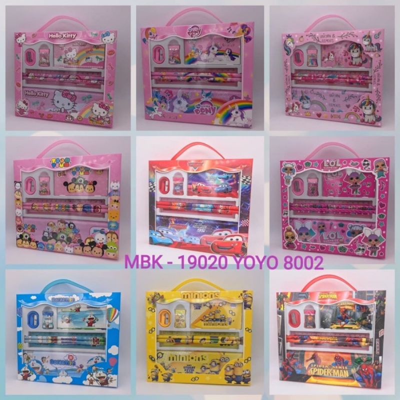 

Stationary Set Cewek Karakter Anak/Tempat pensil Anak set karakter